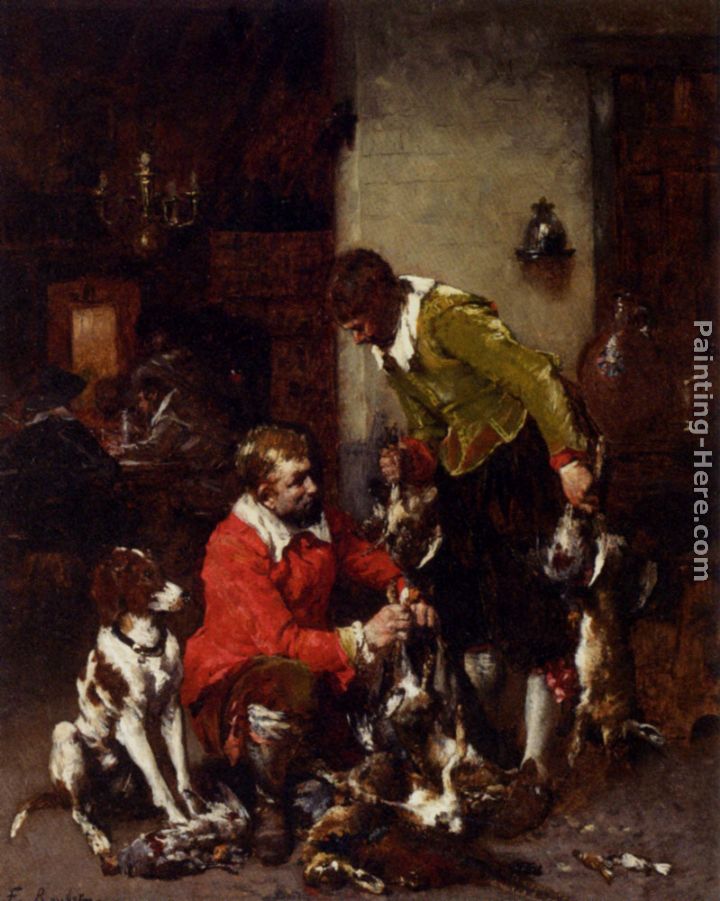 Return From The Shoot painting - Ferdinand Roybet Return From The Shoot art painting